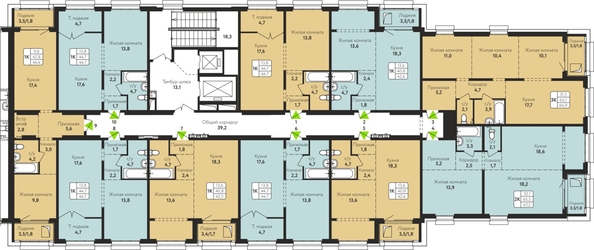 
   Продам студию, 44.7 м², Солнечная Поляна ул, 69

. Фото 1.