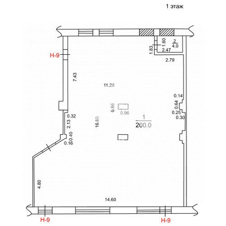 
  Продается офис, 204 м², Калинина пр-кт, д. 15/1
. Фото 4.