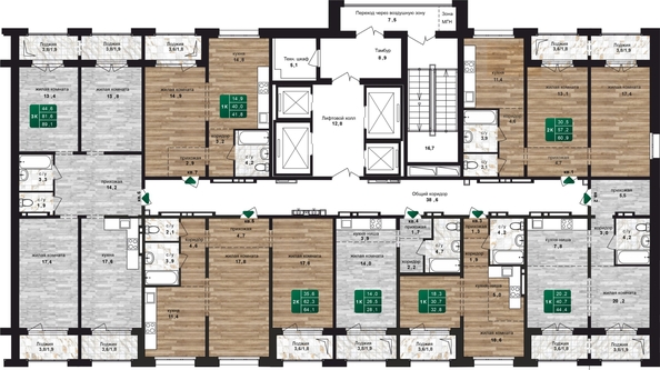 
  Продается 1-комн. квартира, 32.8 м², ЖК Шервуд, (Нагорная 6-я, 15в корп 4)
. Фото 1.