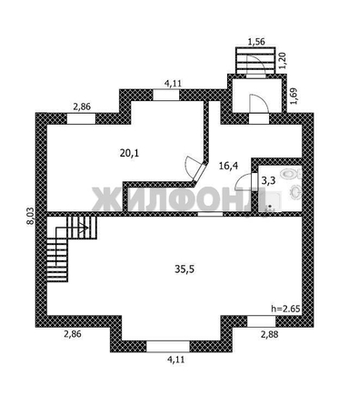
  Продается дом, 111.9 м², село Власиха
. Фото 22.