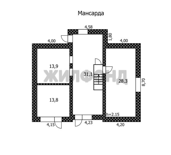 
  Продается дом, 214.7 м², село Фирсово
. Фото 25.
