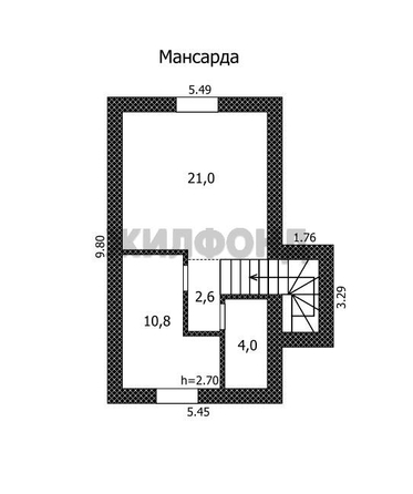 
  Продается дом, 189.2 м², поселок Казенная Заимка
. Фото 8.