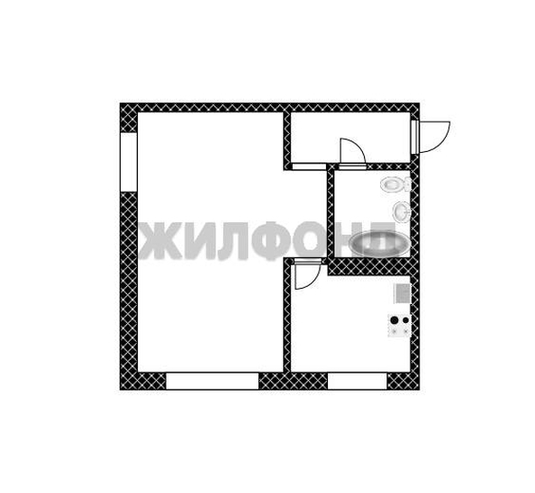 
  Продается 1-комн. квартира, 31 м², Новосибирская ул, д. 36
. Фото 8.