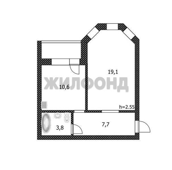 
  Продается 1-комн. квартира, 42.7 м², Сухэ-Батора ул, д. 21
. Фото 16.