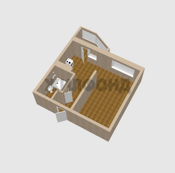 
  Продается 1-комн. квартира, 35 м², Взлетная ул, д. 109
. Фото 17.