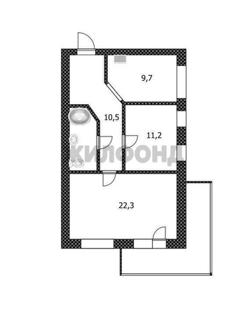 
  Продается 2-комн. квартира, 61.6 м², Попова ул, д. 100
. Фото 17.