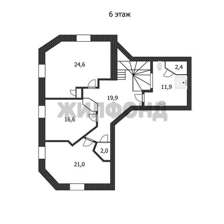 
  Продается 4-комн. квартира, 213.3 м², Партизанская ул, д. 83
. Фото 6.