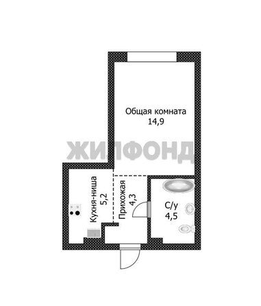 
  Продается студия, 28.7 м², Христенко ул
. Фото 30.