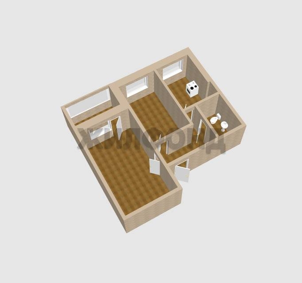 
  Продается 2-комн. квартира, 43.2 м², 40 лет Октября ул
. Фото 17.