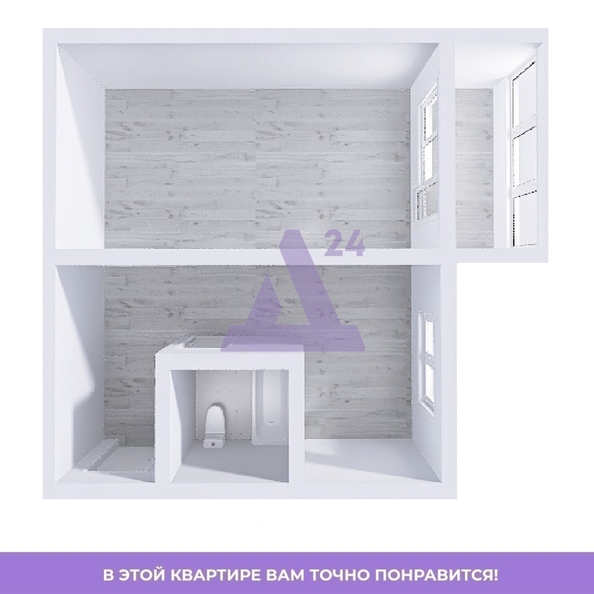
  Продается 1-комн. квартира, 31 м², Октябрьская ул, д. 21
. Фото 12.