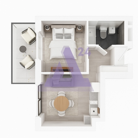 
  Продается 1-комн. квартира, 28.95 м², Сизова ул, д. 20
. Фото 3.