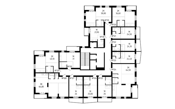 
  Продается 3-комн. квартира, 64 м², ЖК Smart (Смарт)
. Фото 1.