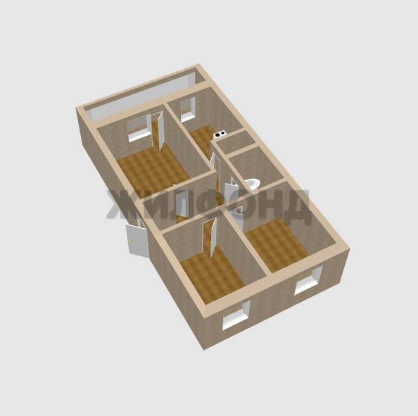 
  Продается 3-комн. квартира, 58.9 м², Калинина ул
. Фото 18.