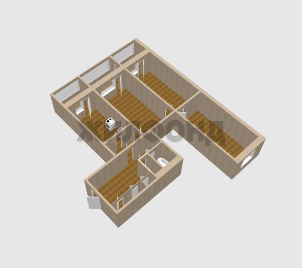 
  Продается 3-комн. квартира, 73.9 м², Малахова ул
. Фото 19.