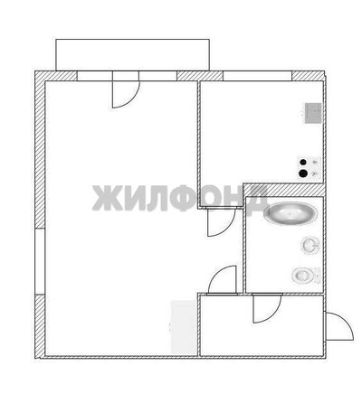 
  Продается 1-комн. квартира, 29.9 м², Павловский тракт
. Фото 10.