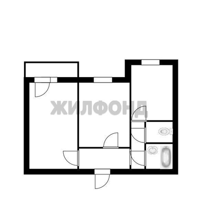
  Продается 2-комн. квартира 46 м². Фото 12.