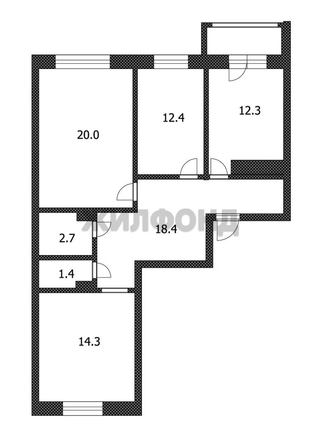 
  Продается 3-комн. квартира 81.5 м². Фото 29.