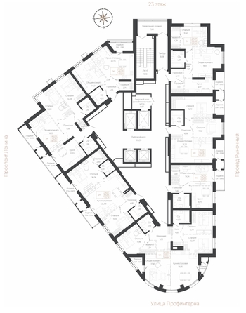 
  Продается 4-комн. квартира 99.84 м², в ЖК Маяковский 2. Фото 1.