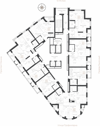 
  Продается 4-комн. квартира 99.83 м², в ЖК Маяковский 2. Фото 1.