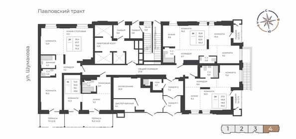 
  Продается 2-комн. квартира 70 м², в ЖК Павлов. Фото 1.