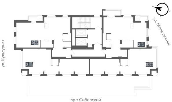 
  Продается 3-комн. квартира 92.59 м², в ЖК Опера Резиденс. Фото 2.
