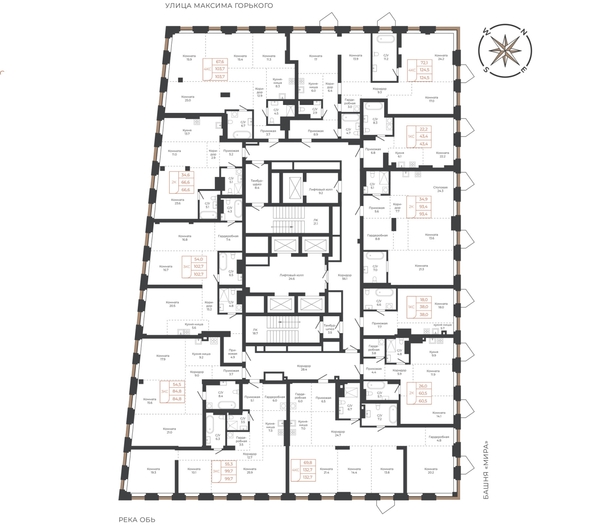
  Продается 2-комн. квартира 66.2 м², в ЖК Барнаул. Фото 1.