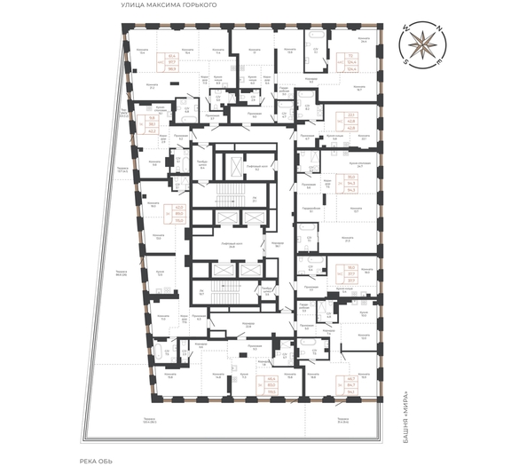 
  Продается 4-комн. квартира 97.6 м², в ЖК Барнаул. Фото 1.
