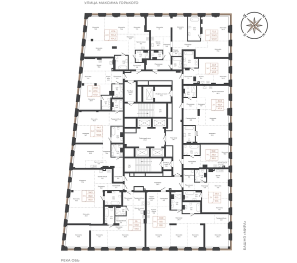 
  Продается 2-комн. квартира 60.8 м², в ЖК Барнаул. Фото 1.