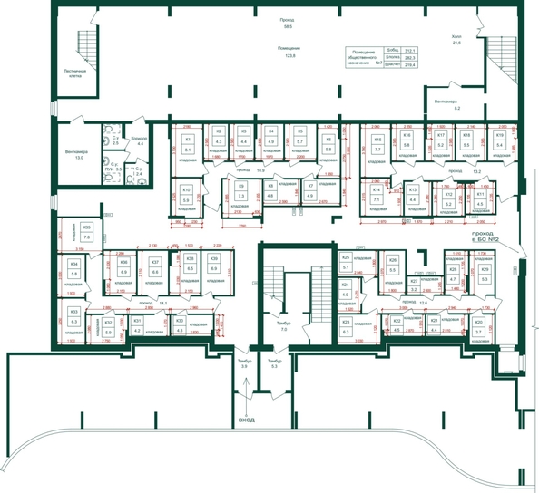 
  Продается универсальное помещение 282.3 м², в ЖК Первогорье, корпус 4. Фото 1.
