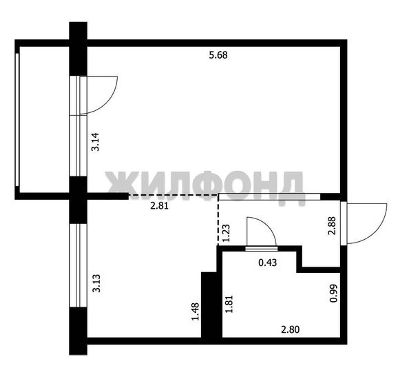 
  Продается 1-комн. квартира 34.8 м². Фото 14.