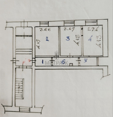 
   Продам 3-комнатную, 50.6 м², Пушкина ул, 35

. Фото 9.