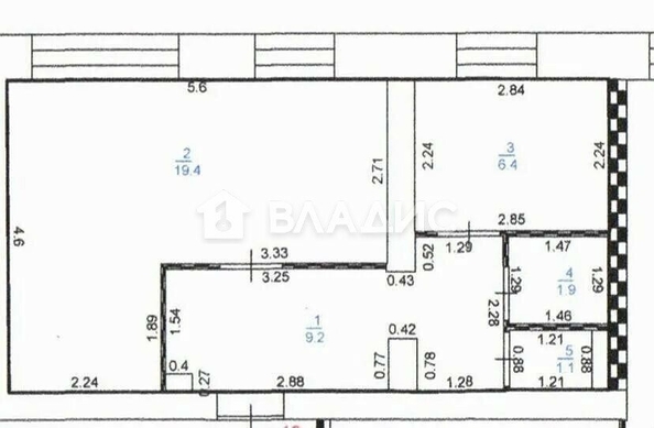 
  Продается 1-комн. квартира, 38 м², Изумрудная ул, д. 20Б/2
. Фото 5.