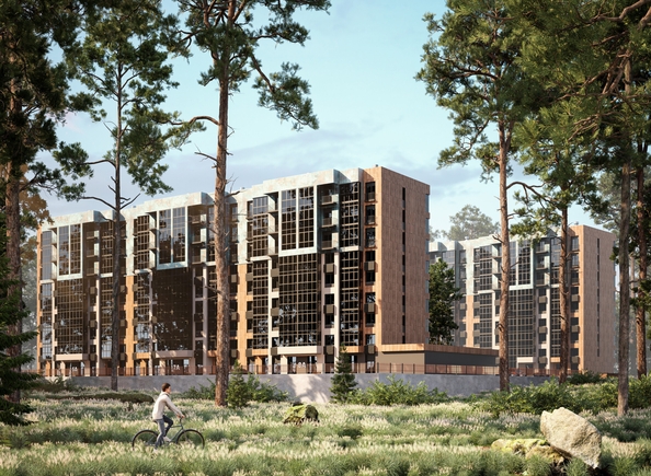 
  Продается студия, 40.82 м², ЖК Ёлки, дом 1
. Фото 4.