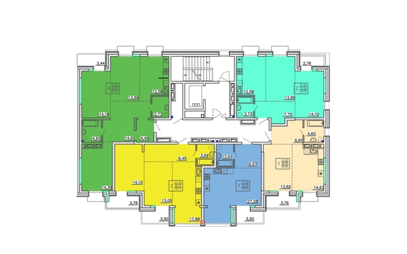 
  Продается 2-комн. квартира, 52.76 м², ЖК Ёлки, дом 2
. Фото 1.