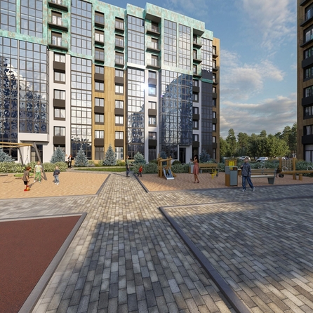 
  Продается 1-комн. квартира 38.77 м², в ЖК Ёлки, дом 3. Фото 49.