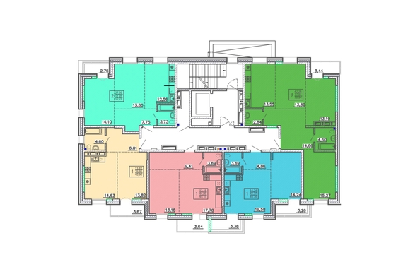 
  Продается 2-комн. квартира 51.9 м², в ЖК Ёлки, дом 2. Фото 1.