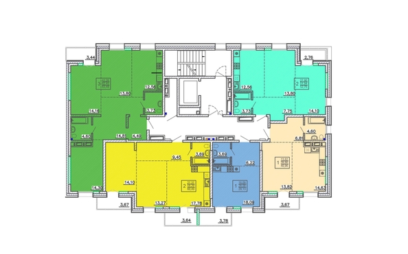 
  Продается 2-комн. квартира 51.9 м², в ЖК Ёлки, дом 2. Фото 1.
