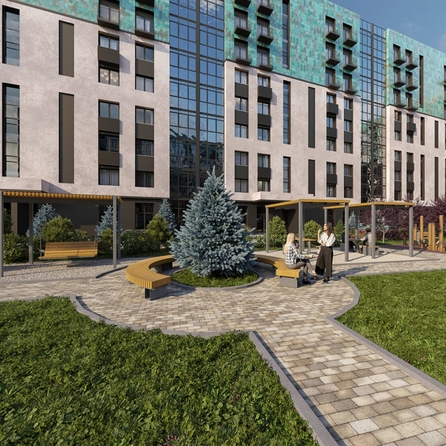 
  Продается 1-комн. квартира 39.9 м², в ЖК Ёлки, дом 2. Фото 51.