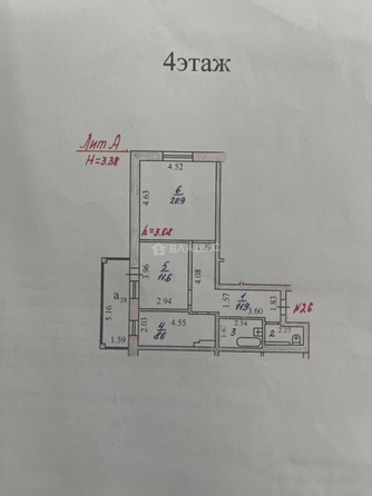 
  Продам 2-комн. квартиру 59.5 м². Фото 7.
