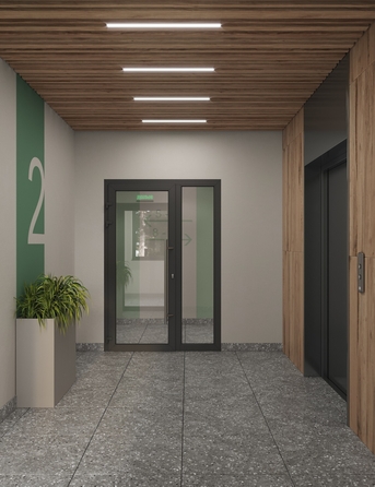 
  Продается 1-комн. квартира 38.77 м², в ЖК Ёлки, дом 3. Фото 35.