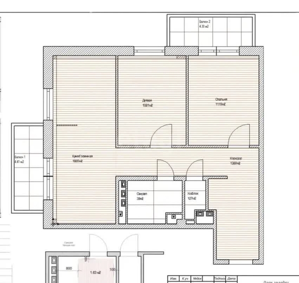 
  Продается 2-комн. квартира 62.1 м². Фото 14.