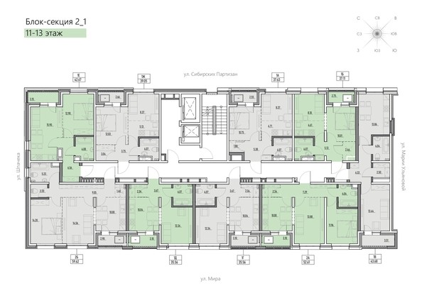 
   Продам 2-комнатную, 52.61 м², Zenith (Зенит), 2 этап

. Фото 1.