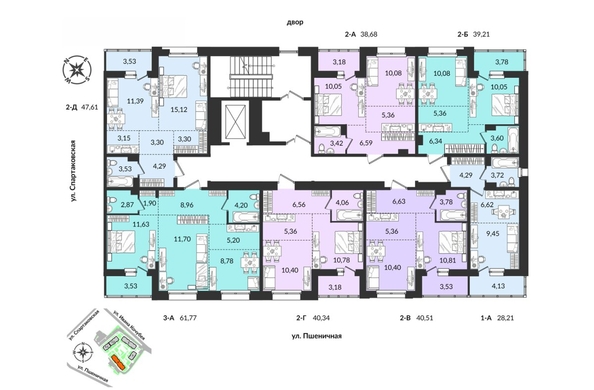 
   Продам 2-комнатную, 38.68 м², Источник, дом 4

. Фото 3.