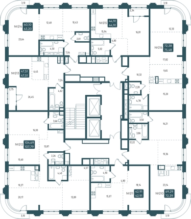 
   Продам 1-комнатную, 42.91 м², Бродский, 1-я очередь

. Фото 2.