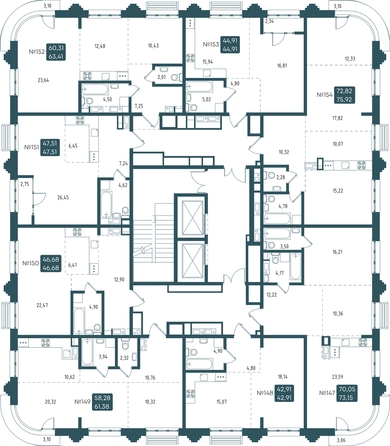 
   Продам 1-комнатную, 42.91 м², Бродский, 1-я очередь

. Фото 2.