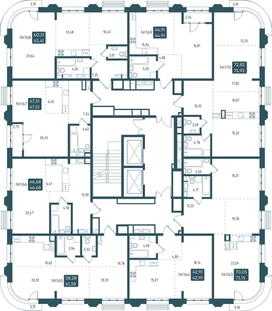 
   Продам 1-комнатную, 42.91 м², Бродский, 1-я очередь

. Фото 2.