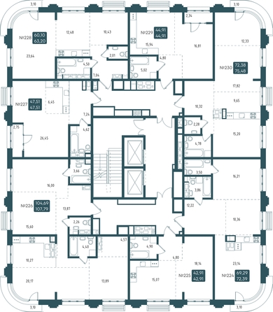 
   Продам 1-комнатную, 44.91 м², Бродский, 1-я очередь

. Фото 1.