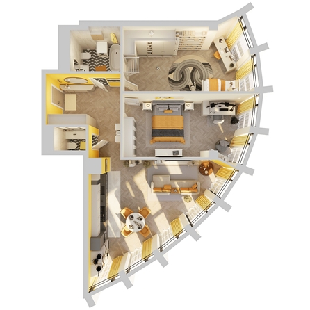 
   Продам 3-комнатную, 96.12 м², Звезды, дом 2

. Фото 1.