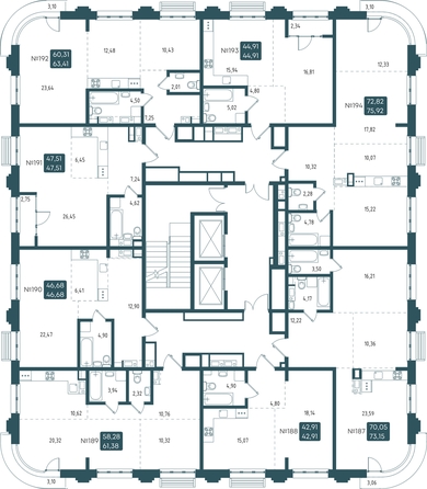 
   Продам 2-комнатную, 63.41 м², Бродский, 1-я очередь

. Фото 1.