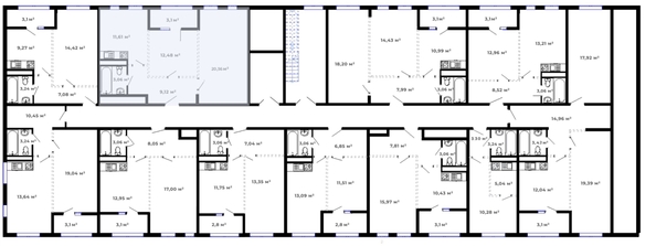 
  Продается 1-комн. квартира, 49.47 м², ЖК Юго-Западный, дом 17
. Фото 4.
